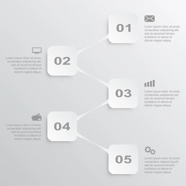 Modèle d'infographie — Image vectorielle