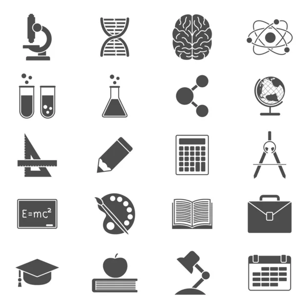 Knowledge icons — Stock Vector