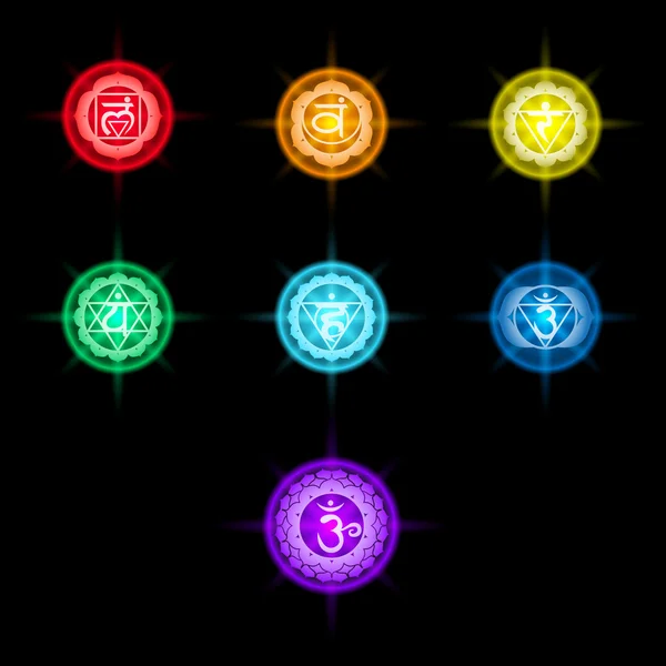 Chakras — Vector de stock