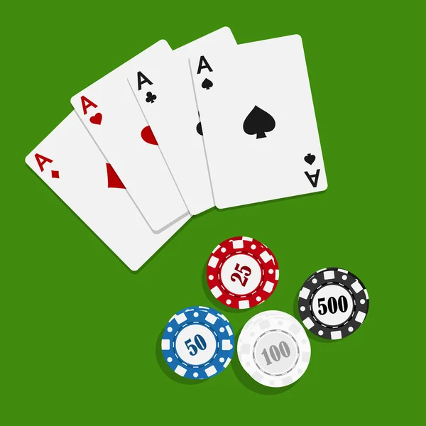 Poker — Stockvector