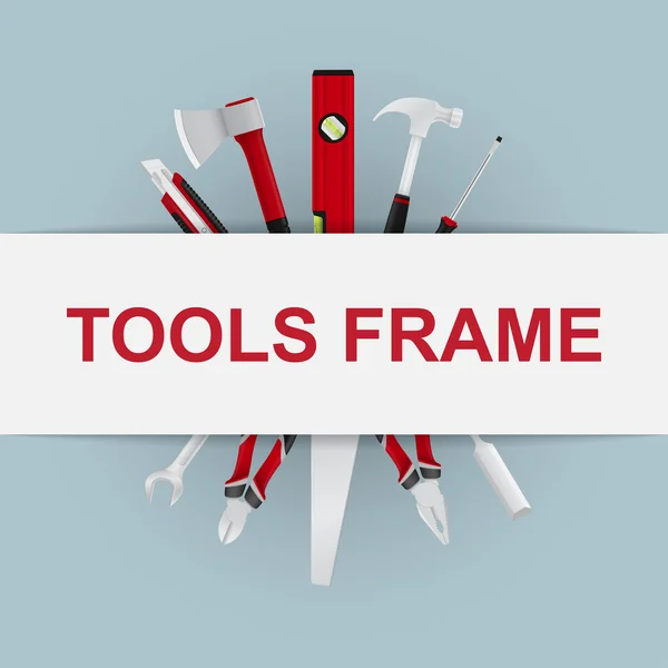 Tools frame — Stock Vector