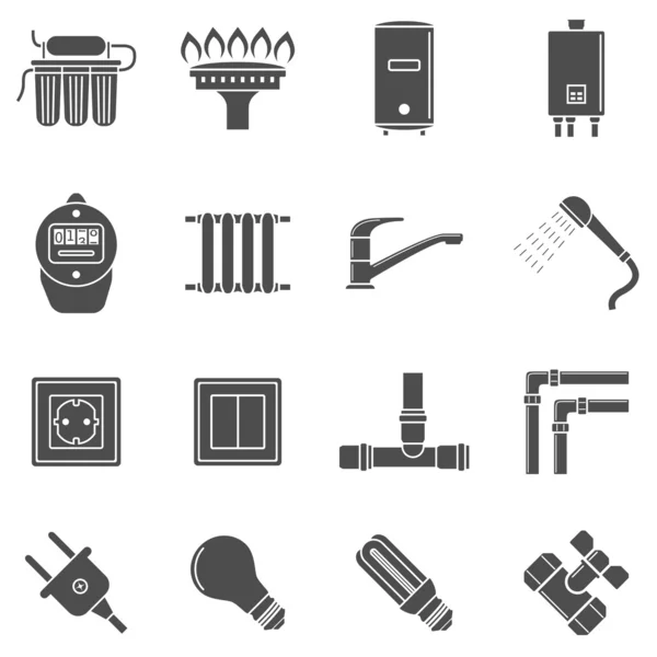 Home supply icons — Stock Vector