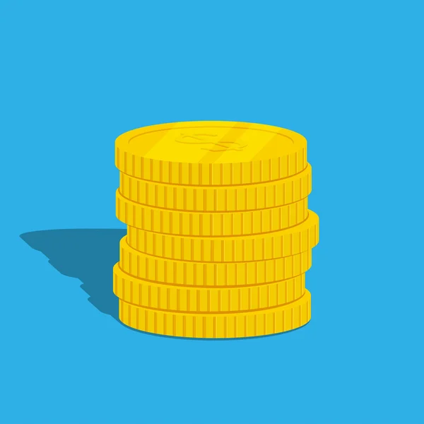 Coins — Stock Vector