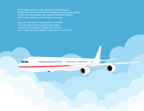 飛行機 — ストックベクタ