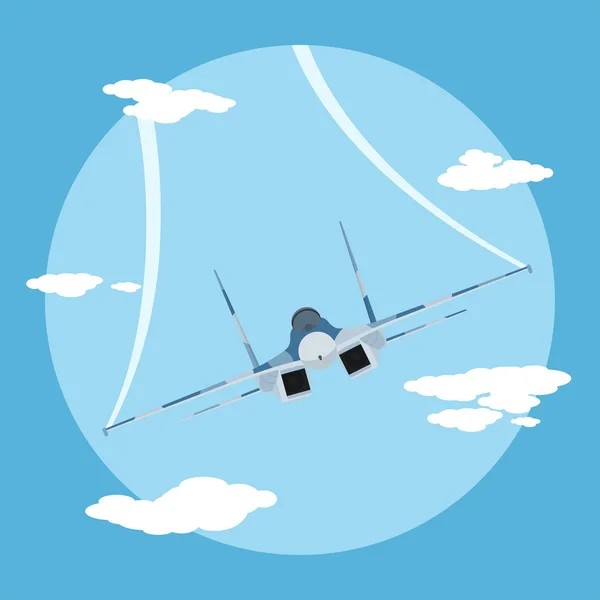 Avcı uçağı — Stok Vektör