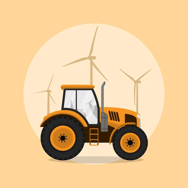 Tracteur — Image vectorielle