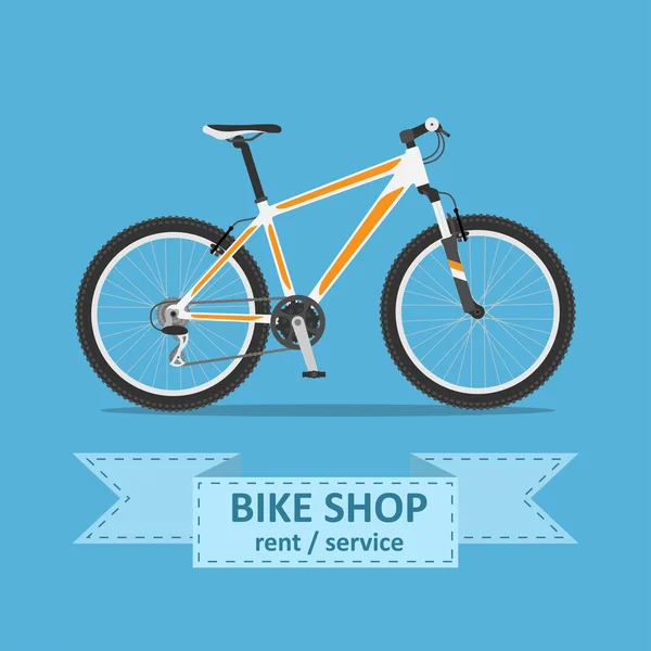 Bicicleta — Vector de stock