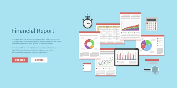 Informe Fibabcial — Vector de stock