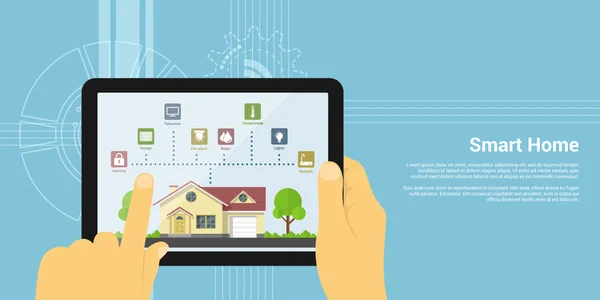 Hogar inteligente — Archivo Imágenes Vectoriales