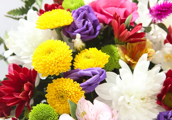 Buquê de flores coloridas frescas — Fotografia de Stock