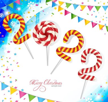 Noel arkaplanı 2022 şeker 