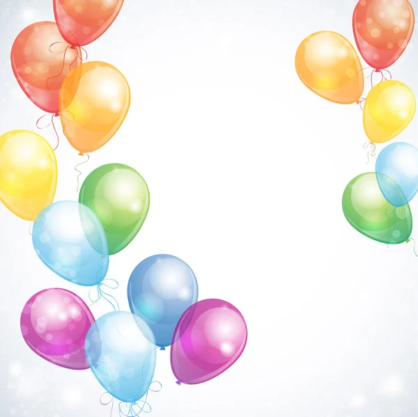 Πολύχρωμα μπαλόνια — Διανυσματικό Αρχείο