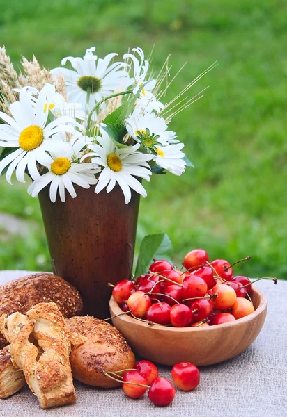 Frische Kirschen — Stockfoto