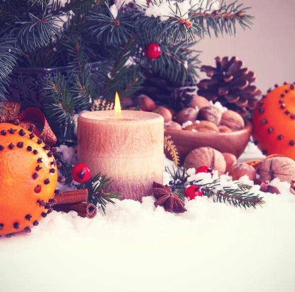 Weihnachtlicher Hintergrund — Stockfoto