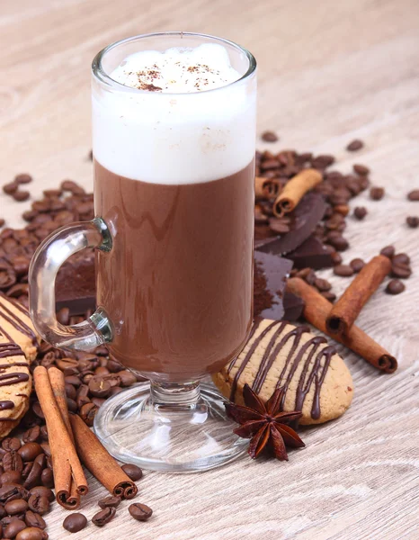 Tazza di cioccolata calda — Foto Stock