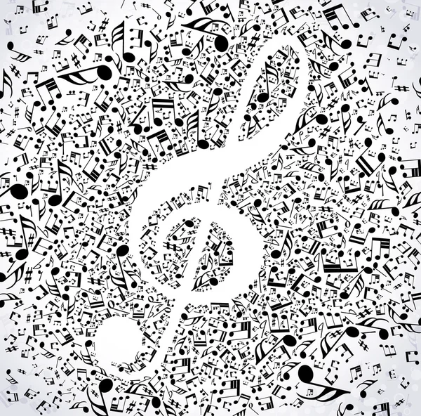 müzik arka plan notları ile