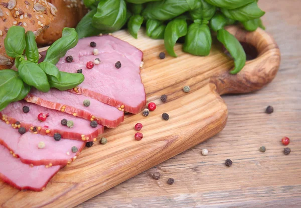 Sirloin van varkensvlees met kruiden — Stockfoto