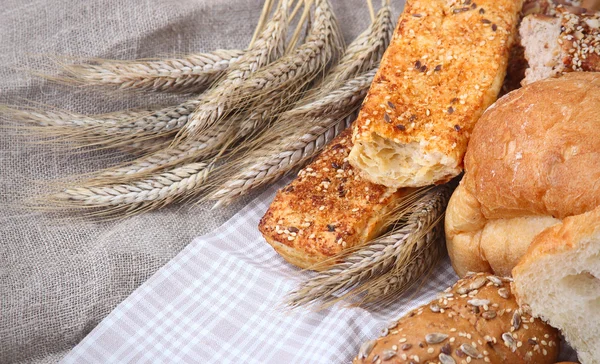 Knuspriges frisches Brot — Stockfoto
