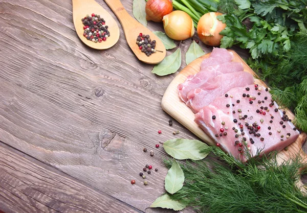 Carne de porco fresca — Fotografia de Stock