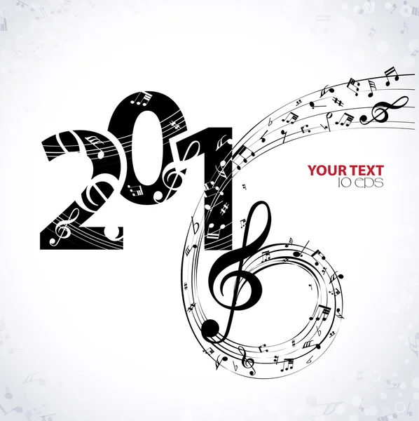 Müzik yeni yıl arka plan