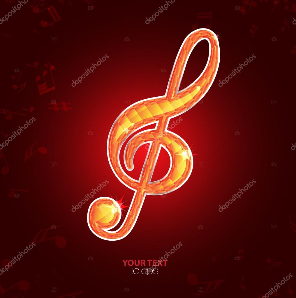 Music logo background Stock Vector Image by ©1nana1 #81533392
