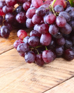 Red grape with water drops clipart