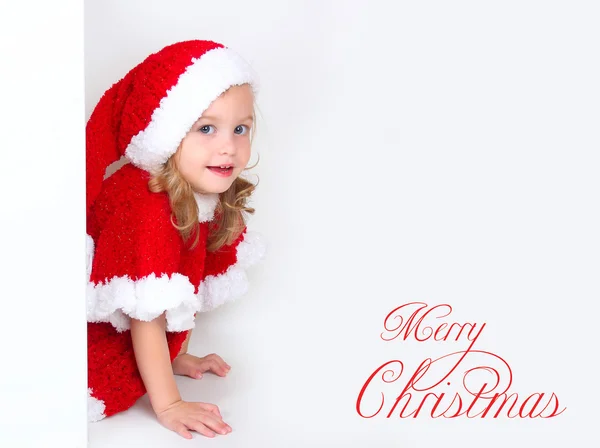 Christmas little girl — Stock Photo, Image