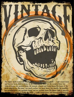 Kafatası Tee grafik tasarım