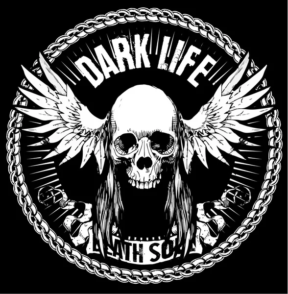 Kafatası Tişörtü Grafik Tasarımı