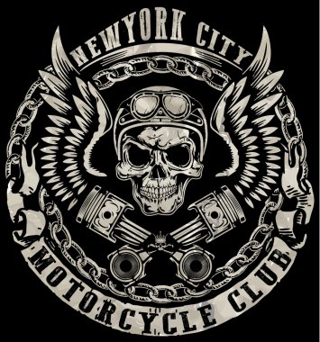 Kafatası Tişörtü Grafik Tasarımı