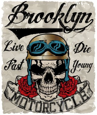 Kafatası Tişörtü Grafik Tasarımı