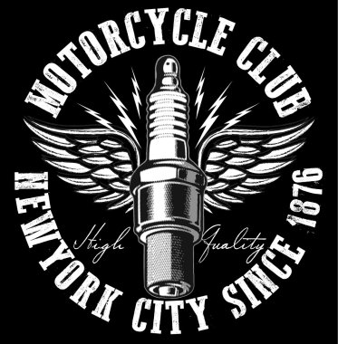 Motosiklet öğeleri moda sanat helikopter