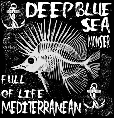 Hayvan deniz tee grafiği