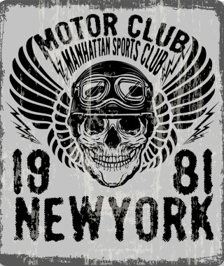 ölü motorcu tee grafik tasarım