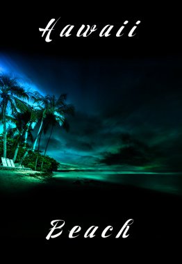Hawaii tropik ada poster