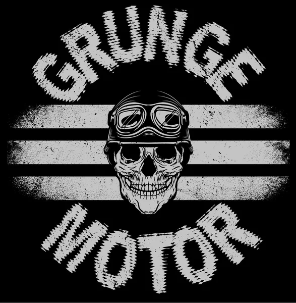 Tee kafatası motosiklet grafik tasarım