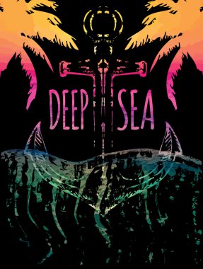 Yaz tee grafik tasarım çapa 