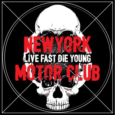 Kafatası Tişörtü Grafik Tasarımı