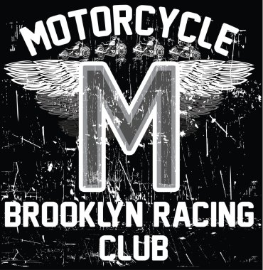 Motosiklet t-shirt grafiği