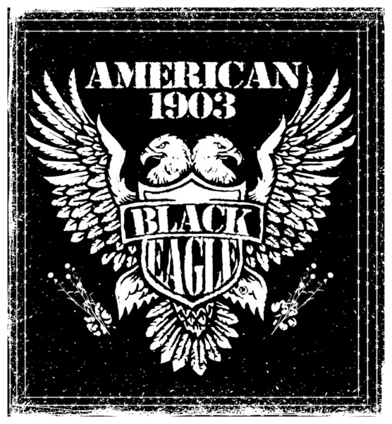 American Eagle Vector Diseño Gráfico — Archivo Imágenes Vectoriales