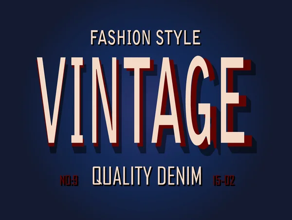 Modèle de design vintage — Image vectorielle