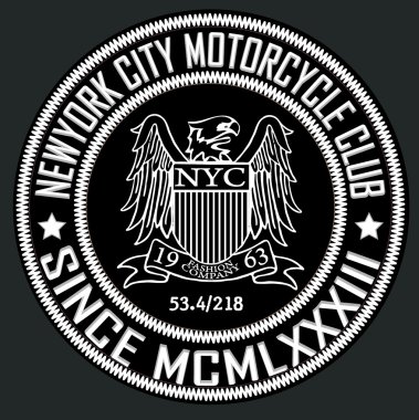 Amerikan kartalı çizgileri vektör