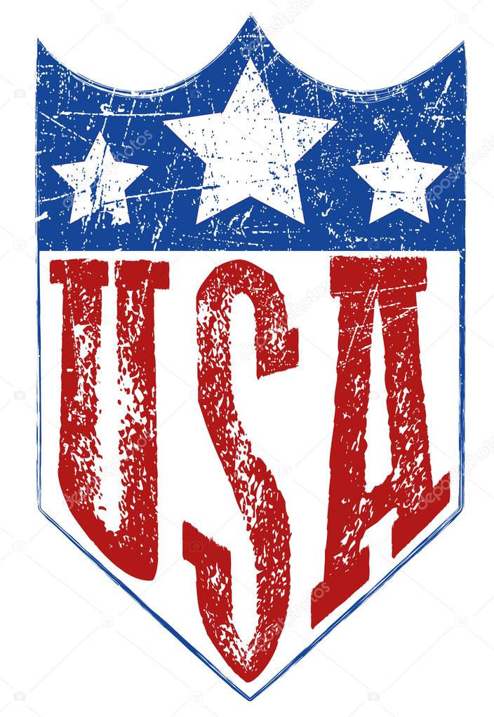 USA logo and arm for t shirt graphic design