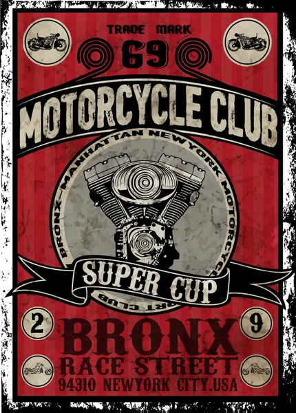 Vintage motosiklet vektör Set.skull riders motosiklet vektör ayarla