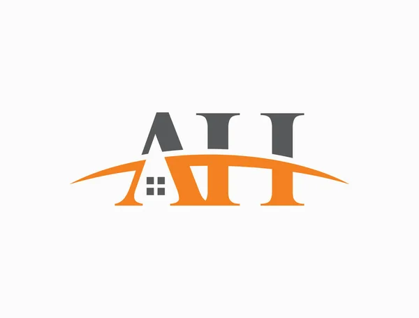 Uh monogram harf logosu 