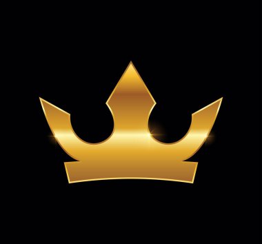 Altın Taç Basit Logo