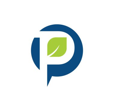 Yaprak Monogramı Baş harfi P