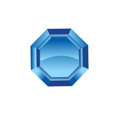 Diamond Blue Vector Sign
