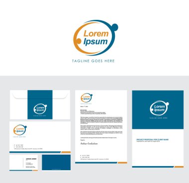 İletişim Logosu ve Kırtasiye Set İşareti