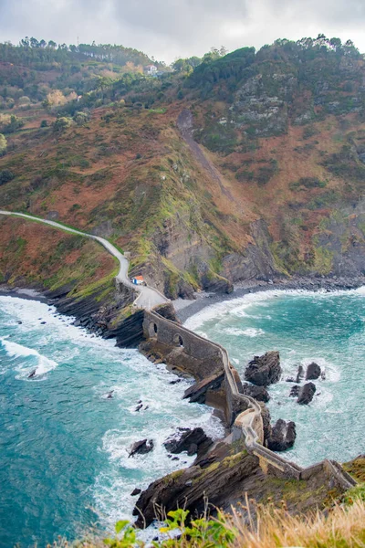 San Juan Gaztelugatxe Game Thrones Set Στη Χώρα Των Βάσκων — Φωτογραφία Αρχείου